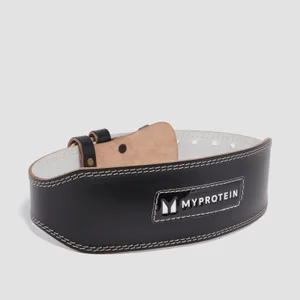 Myprotein Leather Lifting Belt - Black - Size Medium (27-36 Inch)