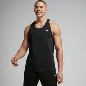 MP Men's Cotton Vest - Black - Size XS