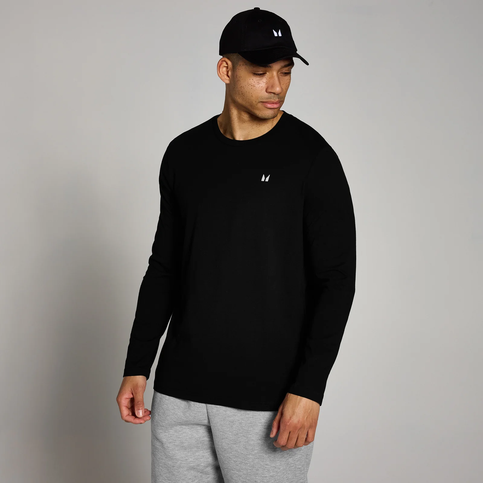 MP Men's Rest Day Long Sleeve Top - Black - M Image 1