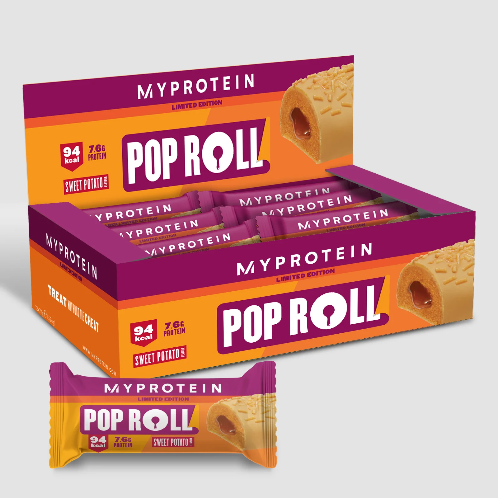 Pop Roll 4 In Myprotein Pop Rolls, Sweet Potato (ALT)