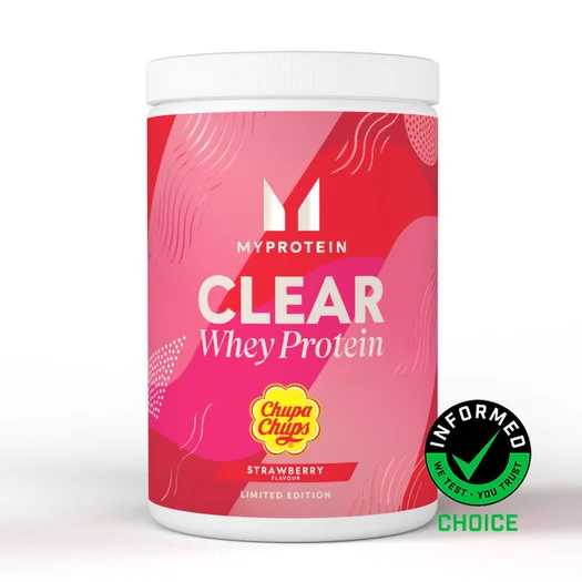 Clear Whey Protein - 500g - 20servings - Chupa Chups® - Strawberry