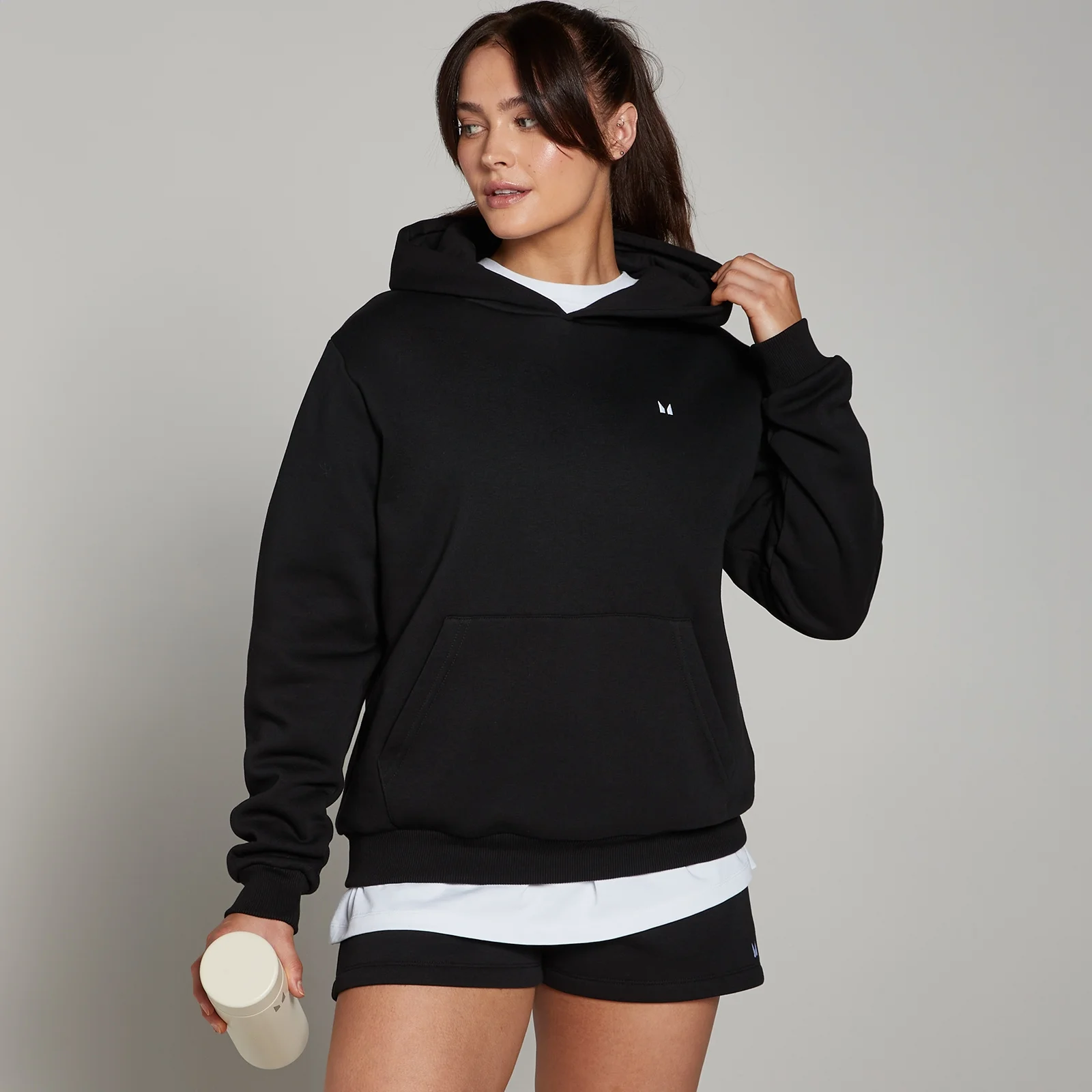 MP Women's Basics Regular Fit Hoodie - Black - XS Image 1
