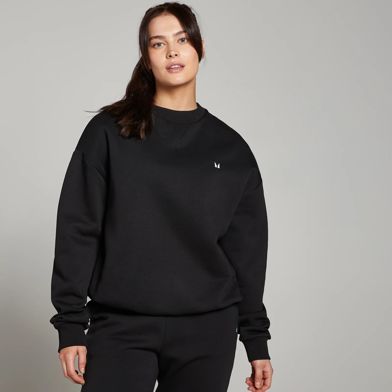 MP Women's Basics Oversized Sweatshirt - Black - S Image 1