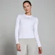 MP Women's Basics Body Fit Long Sleeve T-Shirt - White