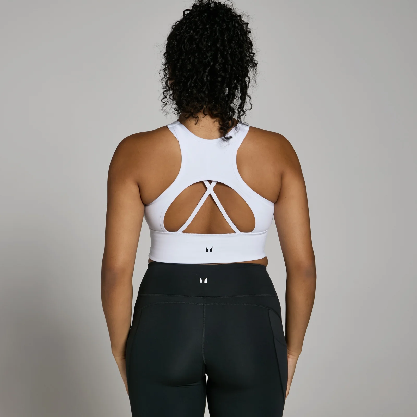 MP Women's Power Longline Sports Bra - White - XS Image 1
