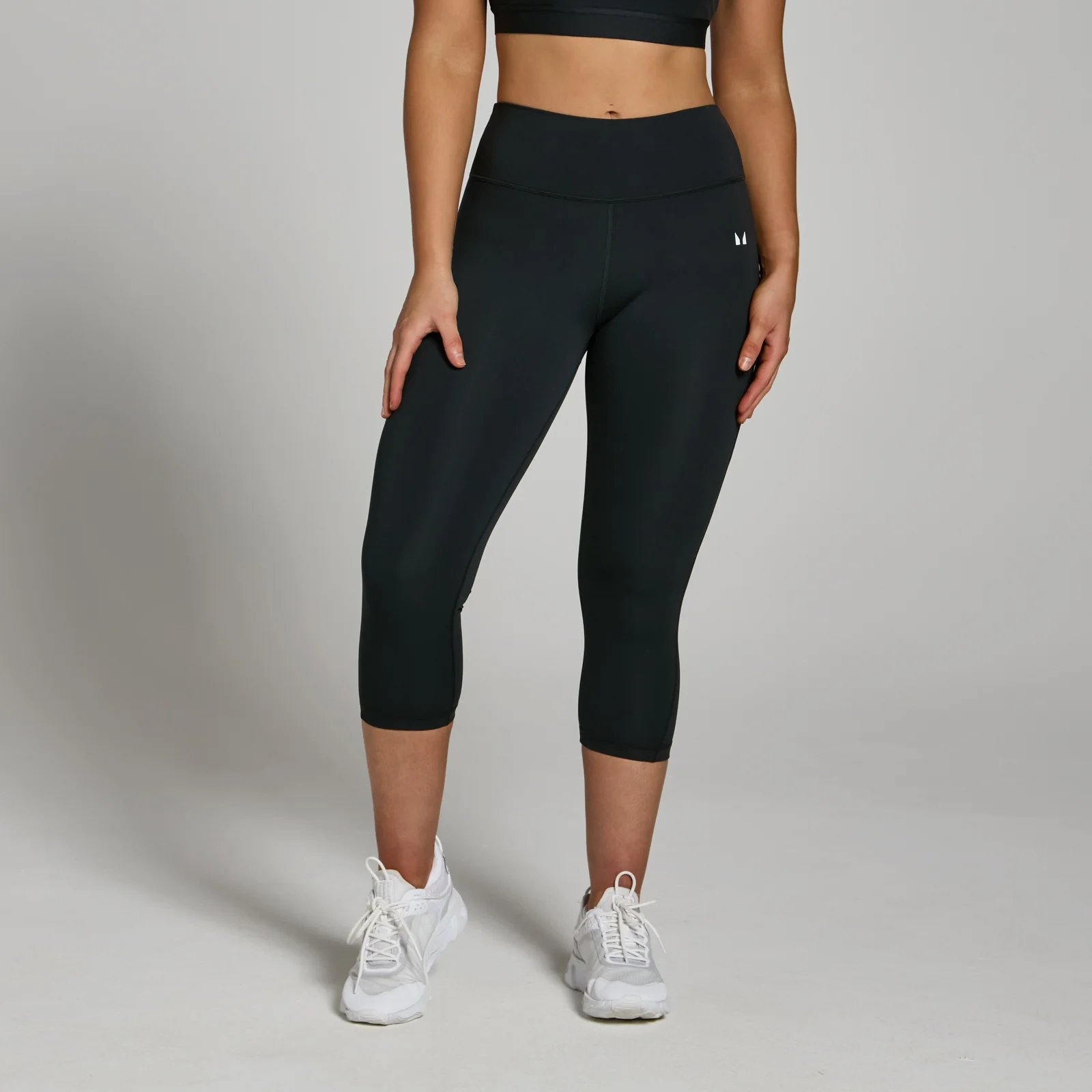 MP Women's Power 3/4 Leggings - Black - S Image 1