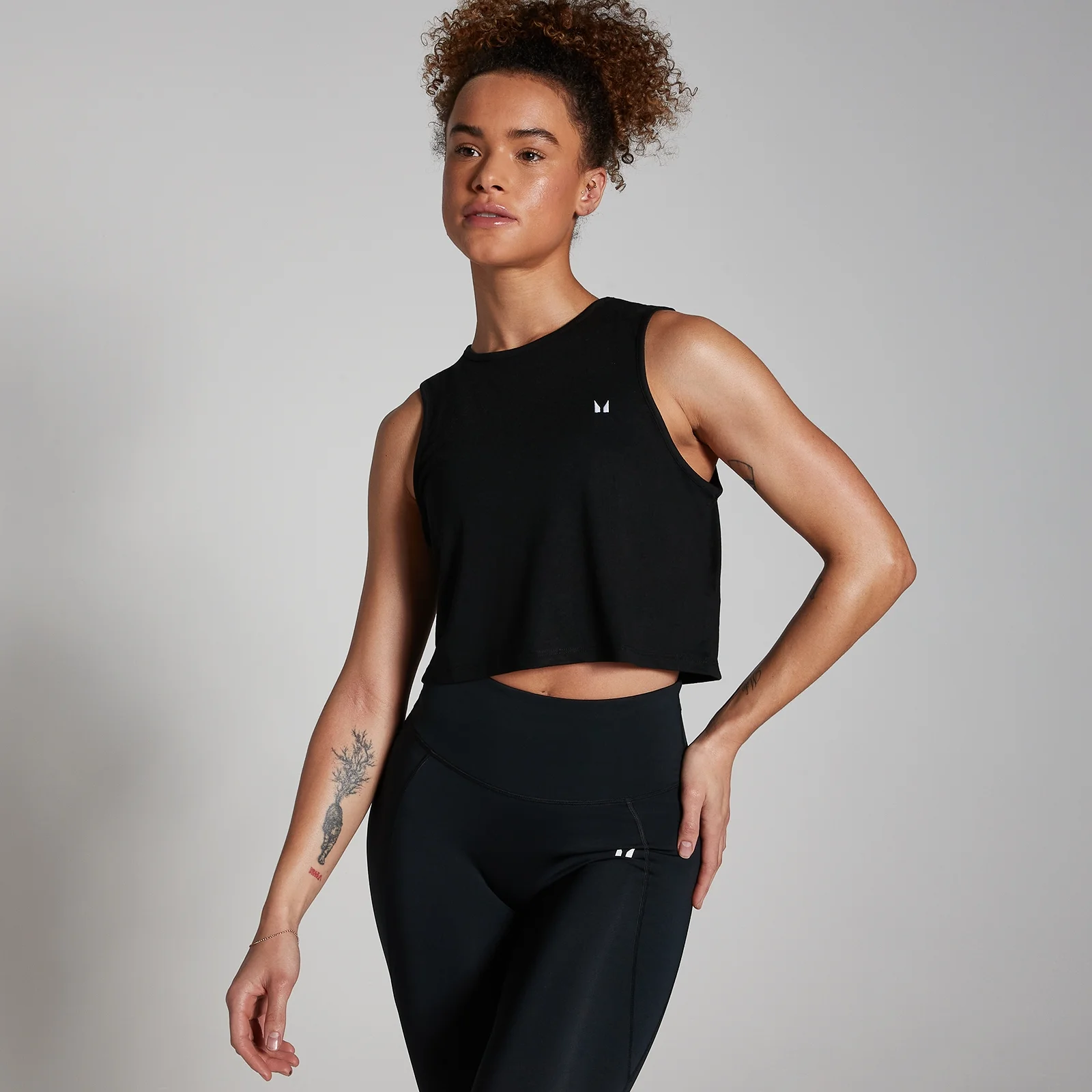 MP Women's Training Cropped Vest - Black - XL Image 1