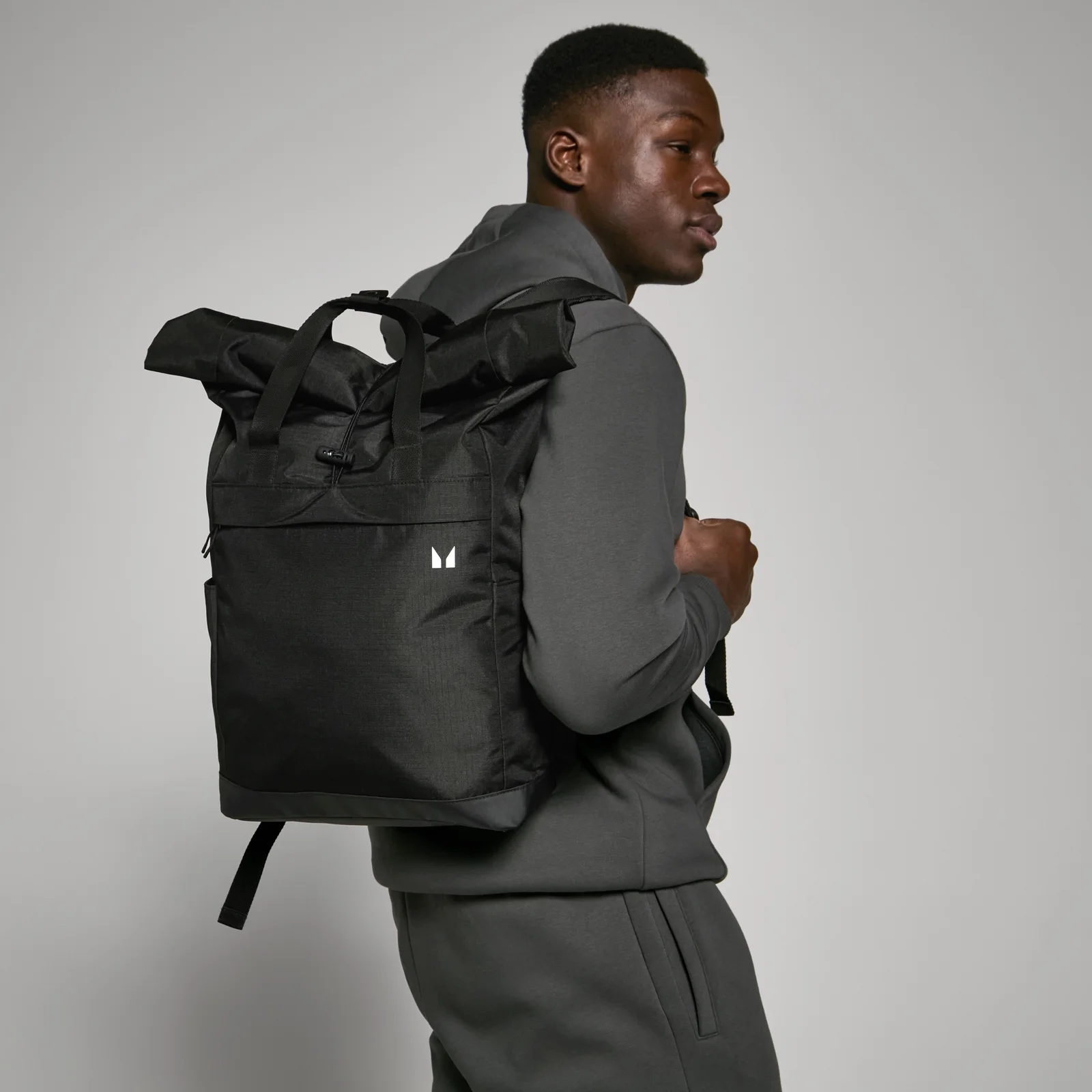 MP Foldable Backpack - Black Image 1