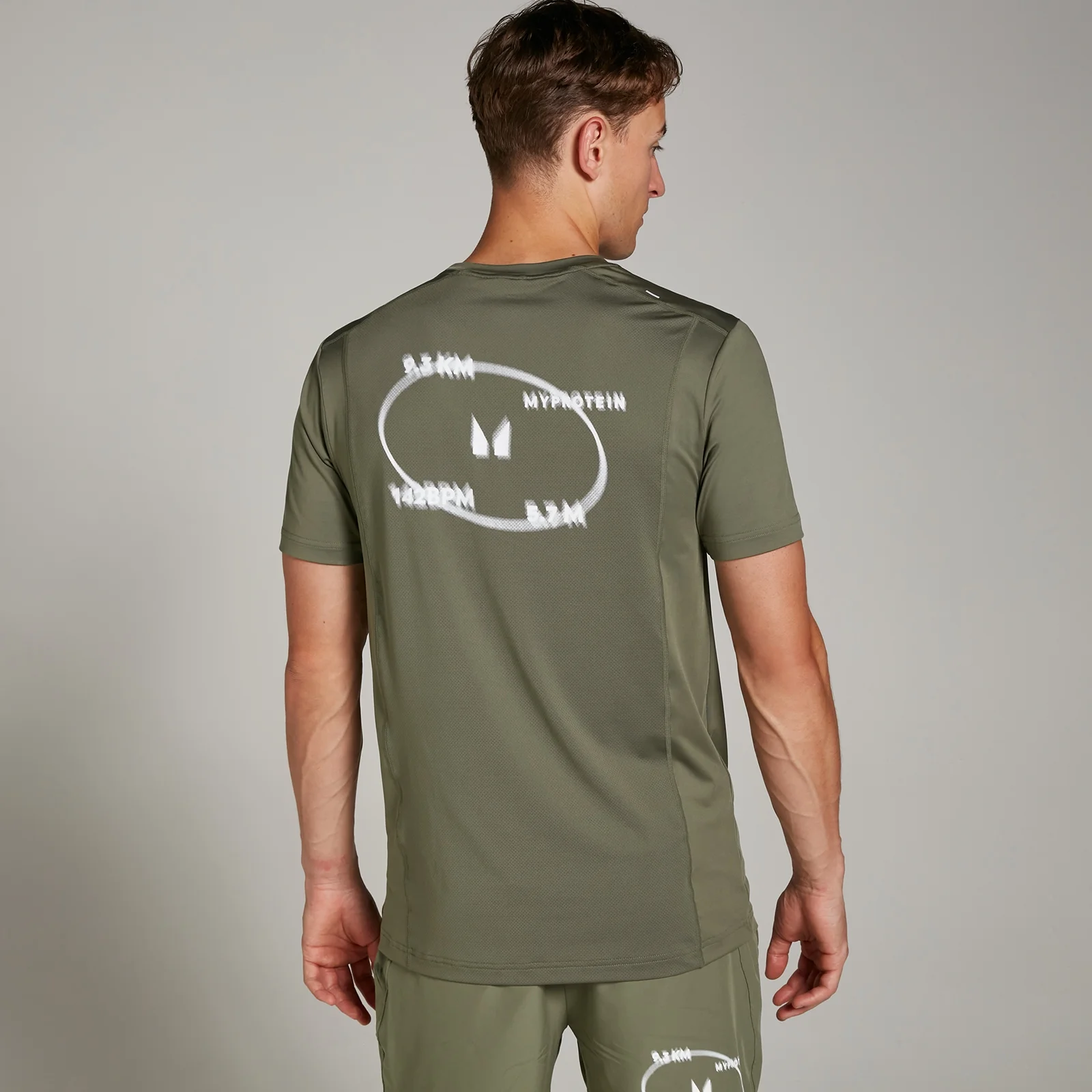 MP Men's Velocity Tracking Graphic T-Shirt - Dusty Olive - XXXL Image 1