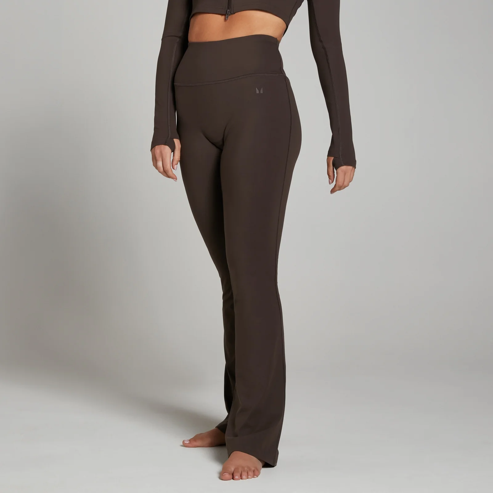 MP Women's Tempo Flared Leggings - Coffee - L Image 1