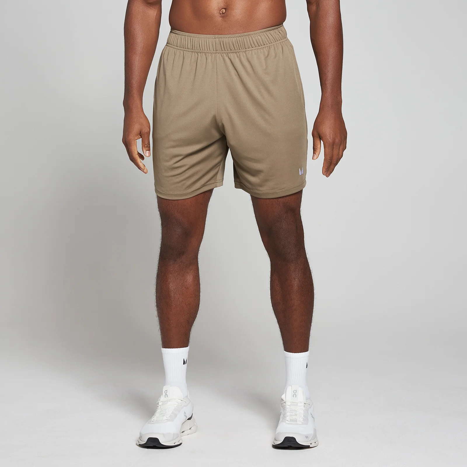MP Men's Lightweight 7 Inch Training Shorts - Soft Brown - L Image 1