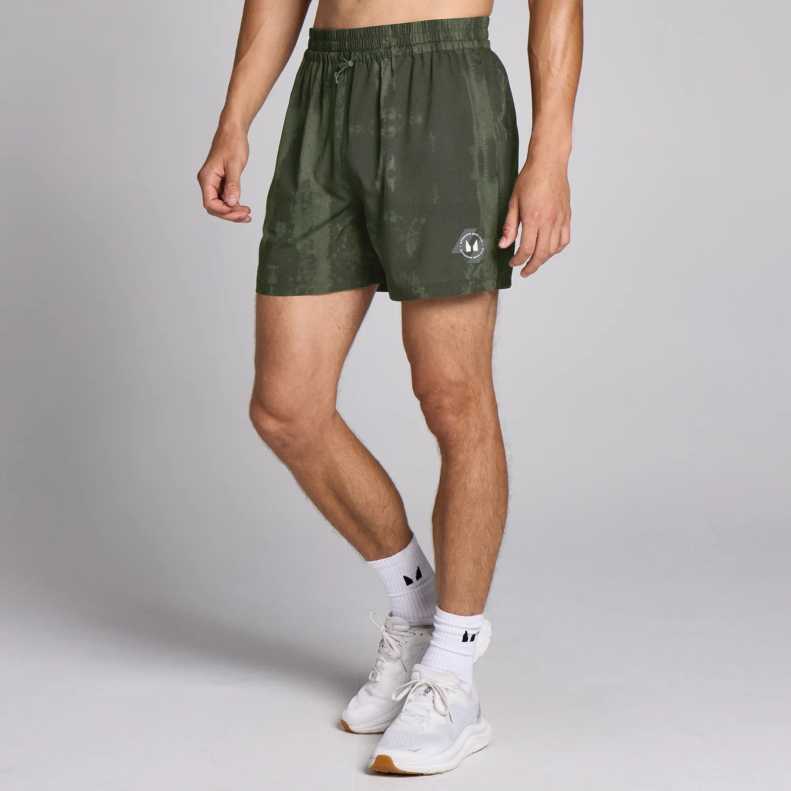 MP Men's Tempo Mesh 5" Shorts - Dark Olive - XS Image 1