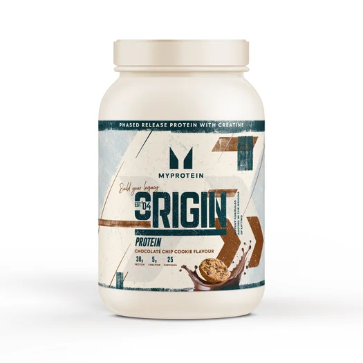 Origin Protein (with Creatine) - 25servings - Chocolate Chip Cookie