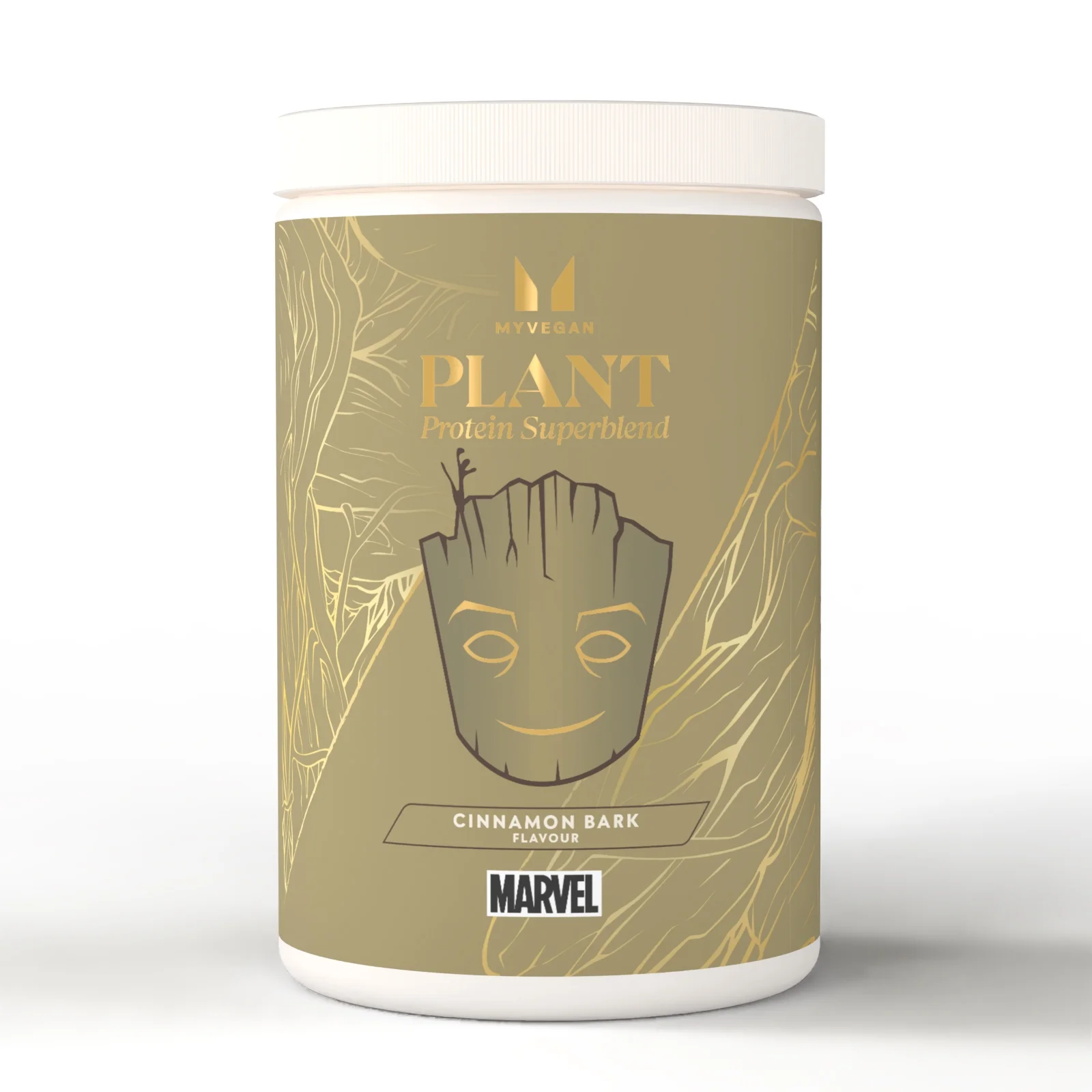 Plant Protein Superblend - 20servings - MARVEL Cinnamon Groot Image 1