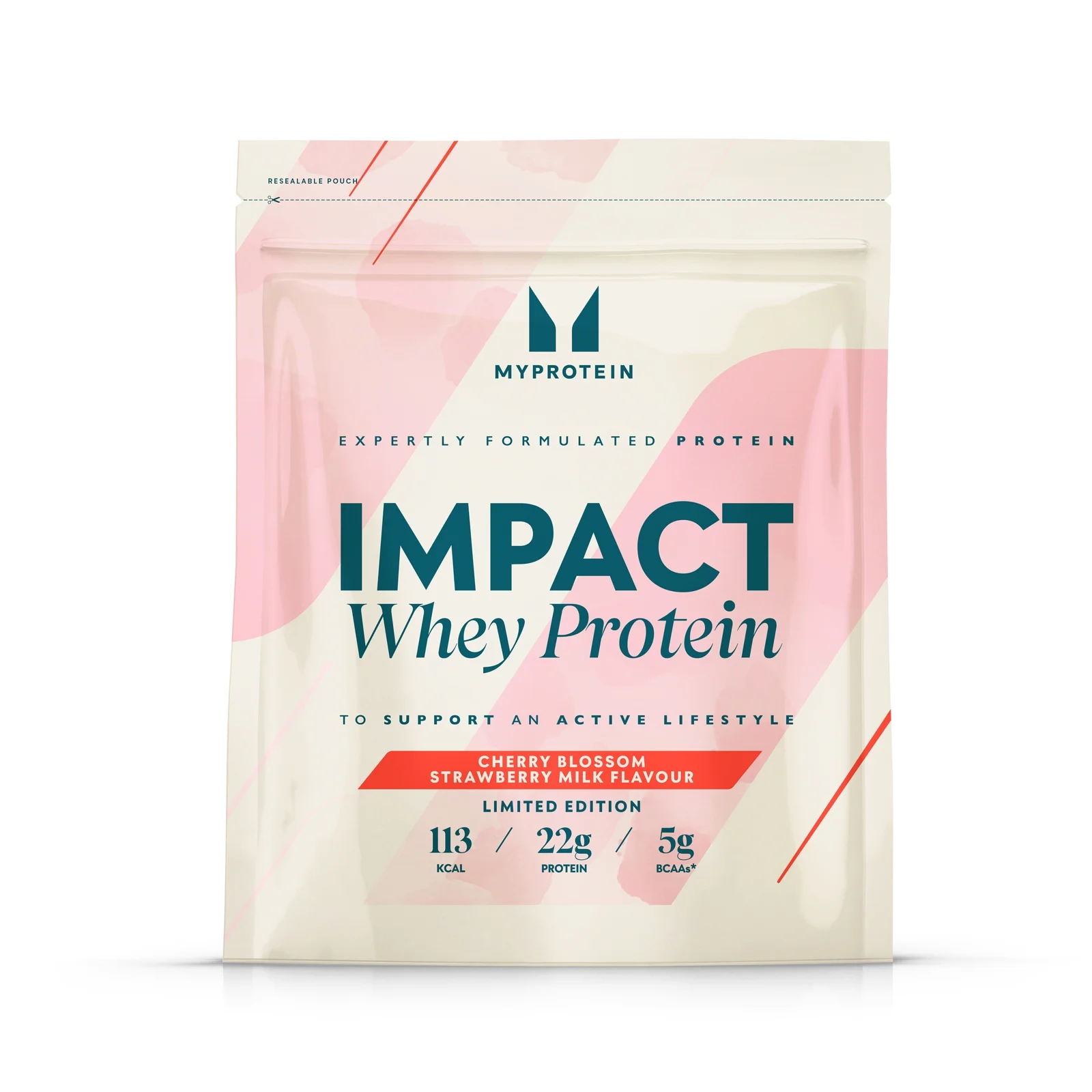 Impact Whey Protein - Cherry Blossom Strawberry Milk - 1kg - Cherry Blossom Strawberry Milk Image 1