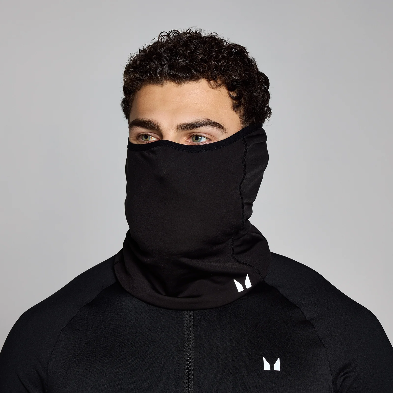 MP Running Snood - Black Image 1