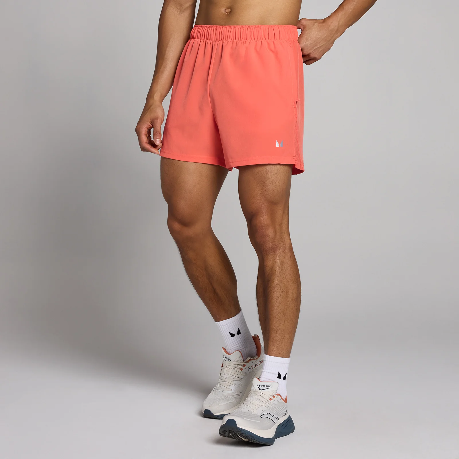 MP Men's Tempo 5-Inch Short - Coral Red - XS Image 1