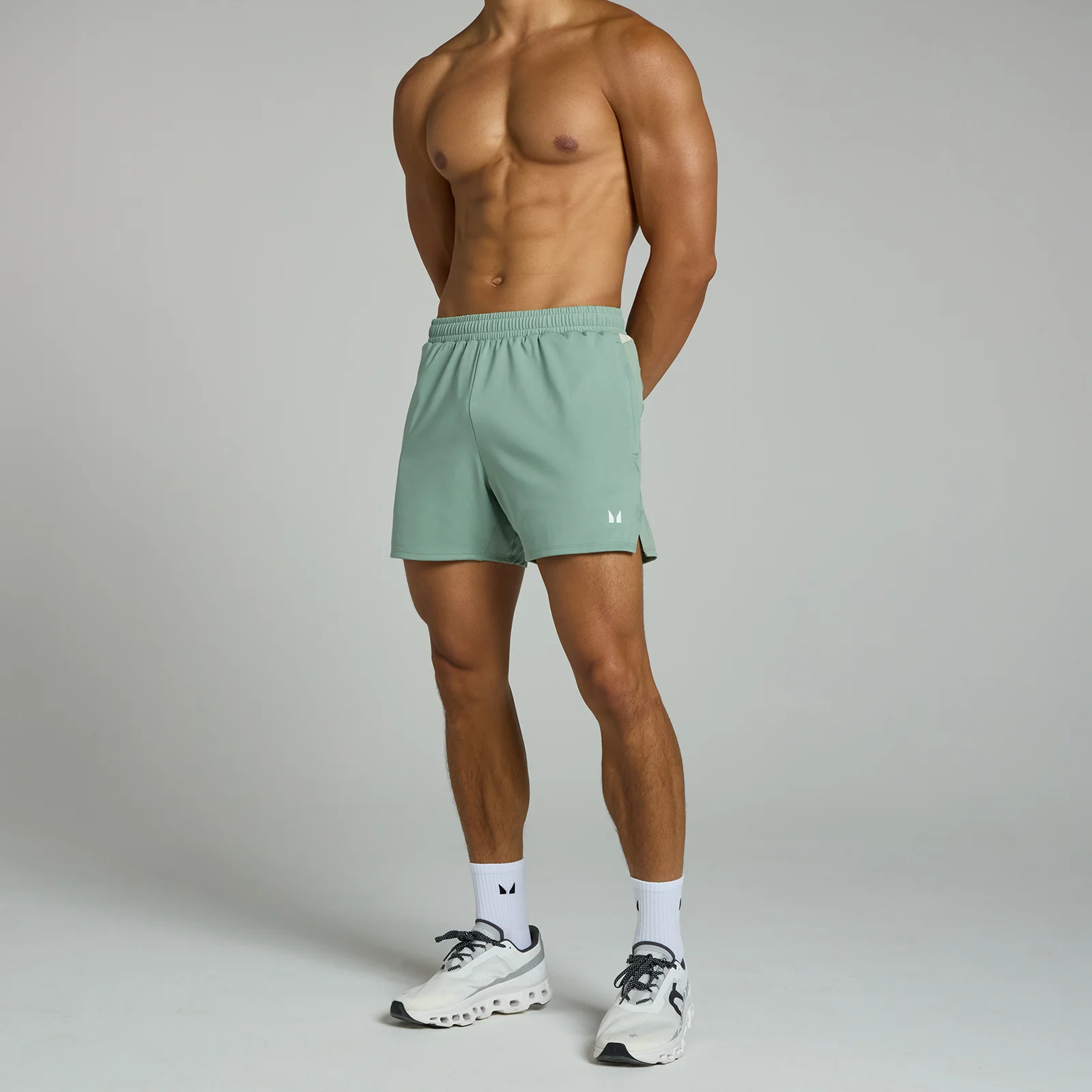 MP Men's Tempo Panel 5" Short  - Pale Green - XS Image 1