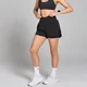 MP Women's Velocity Pleated Running Short - Black