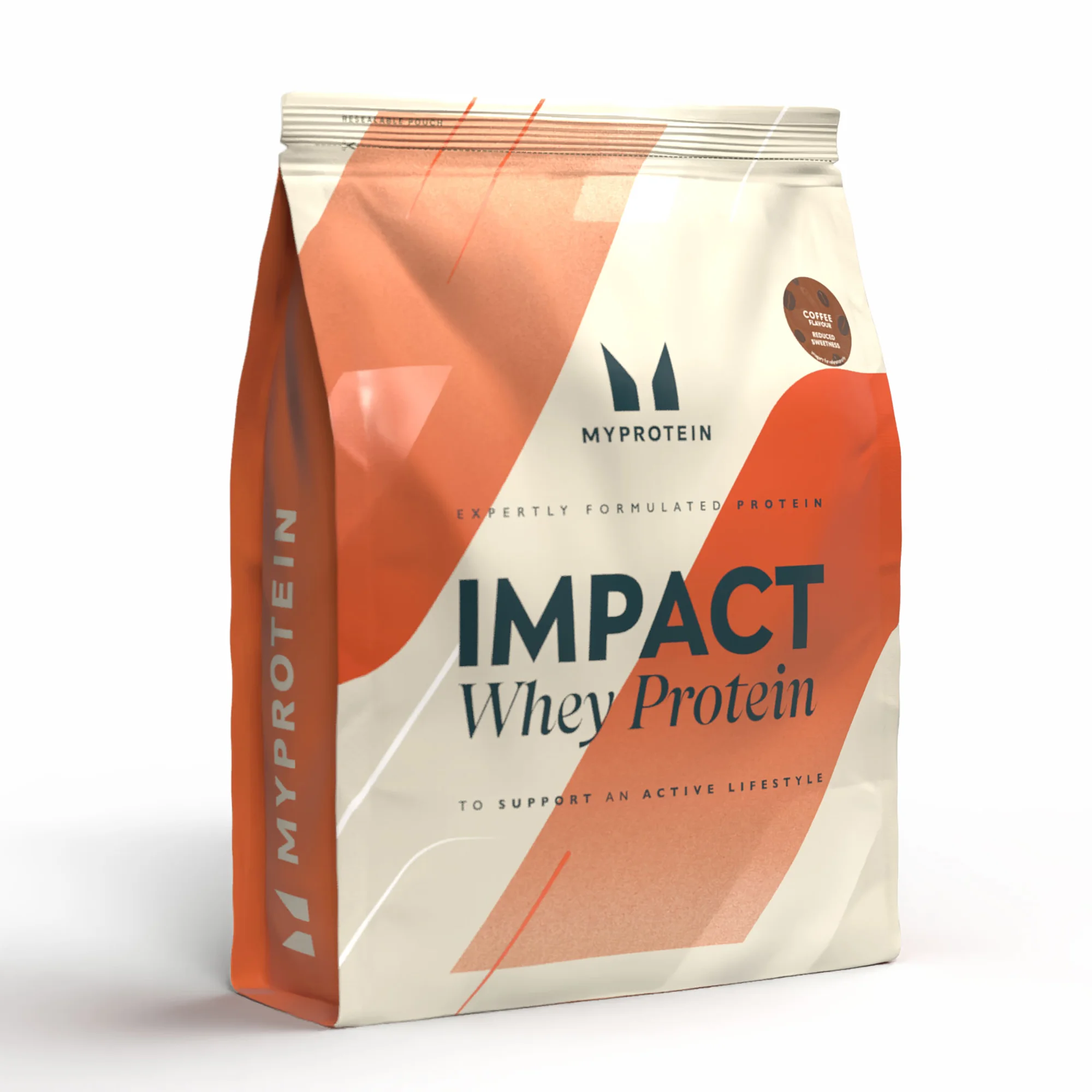 Impact Whey Protein – Reduced Sweetness Coffee Flavour - 1kg - Reduced Sweetness Coffee Image 1