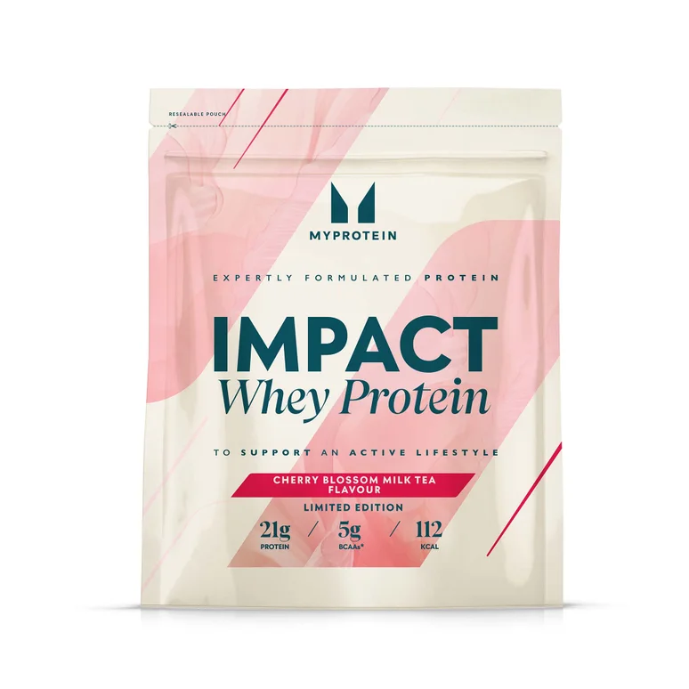 Impact Whey Protein Powder - Cherry Blossom Milk Tea - 1kg