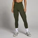 MP Women's Tempo Dipped Waist Legging - Forest Green