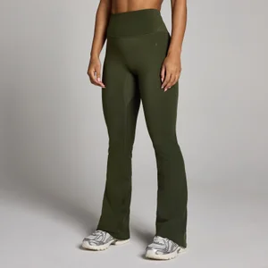 MP Women's Tempo Flared Legging - Forest Green - Size M