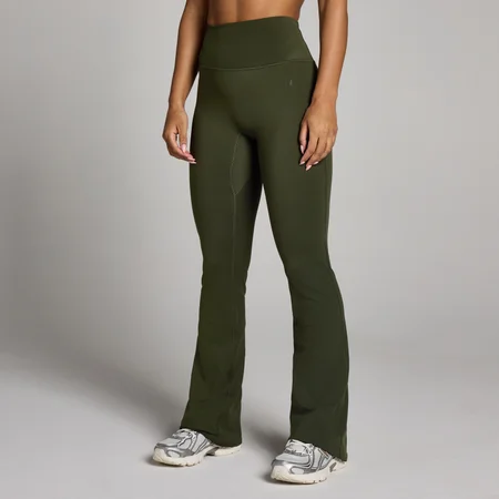 MP Women's Tempo Flared Legging - Forest Green