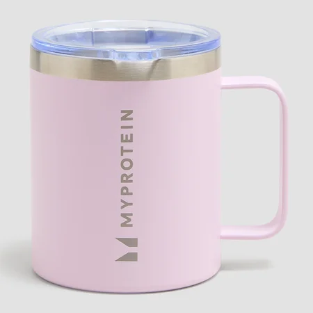 Myprotein Recycled Metal Coffee Cup 350ml - Blush