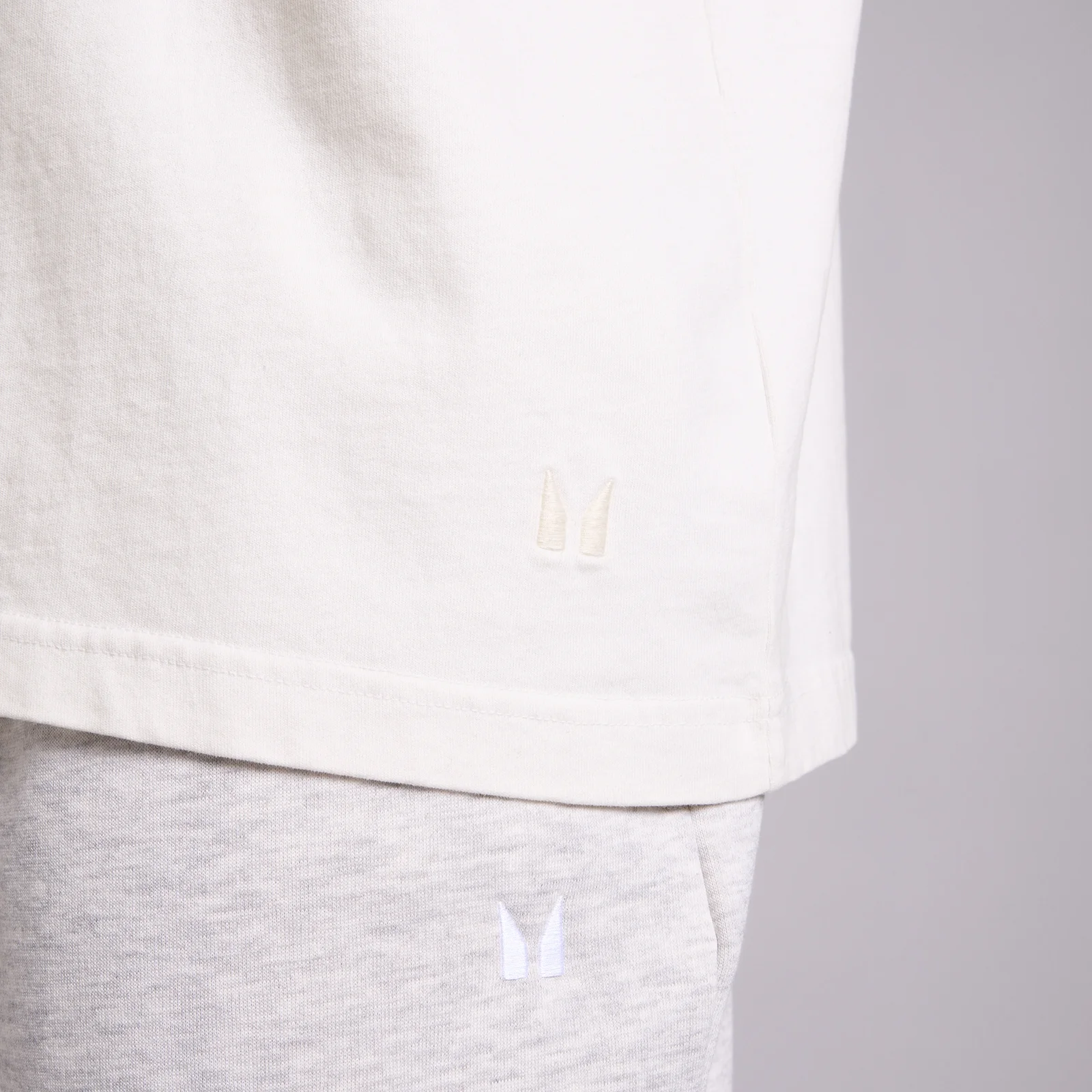 MP Men's Washed Oversized Cotton T-Shirt - Vintage White - L Image 4