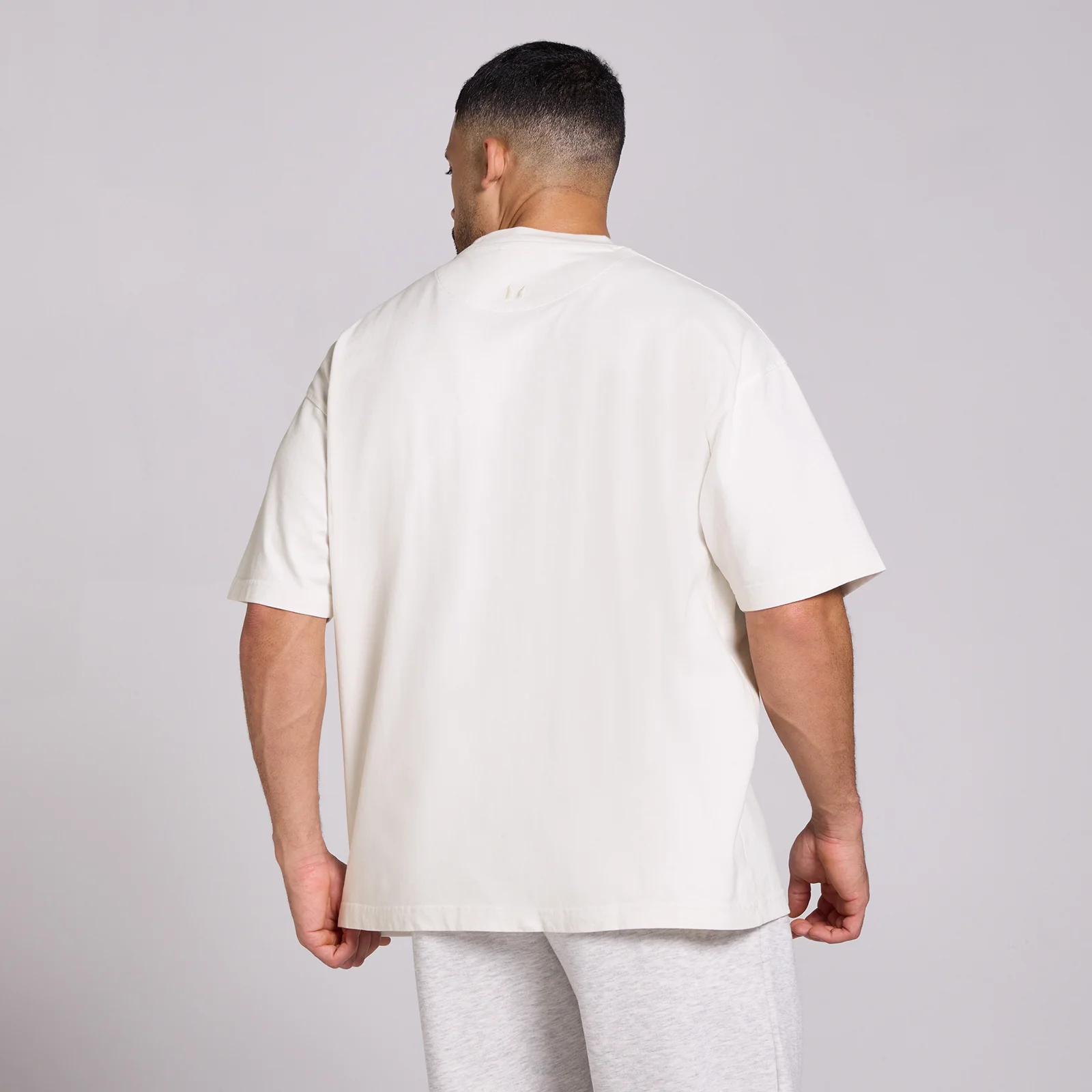 MP Men's Washed Oversized Cotton T-Shirt - Vintage White - L Image 2